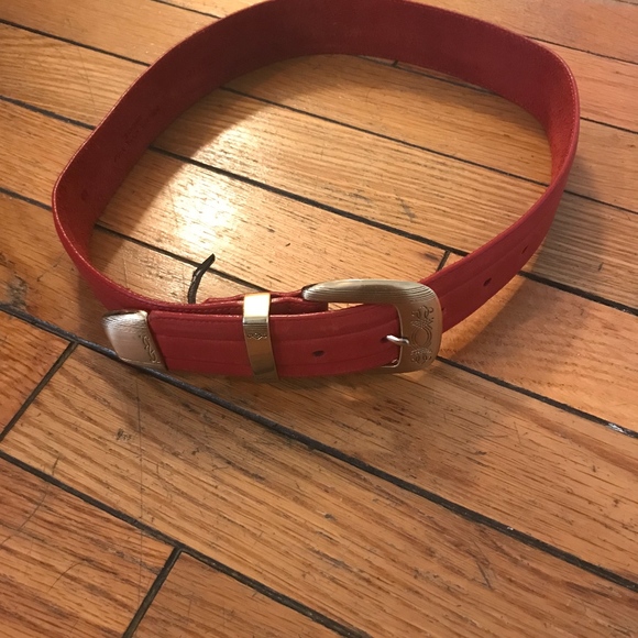 Red Belt by Brighton size small (25-26" waist) - Picture 3 of 5